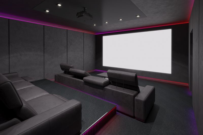 Luxury Home Theater Interior
