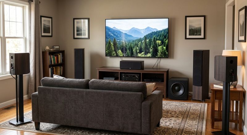 Surround Sound Installation project example